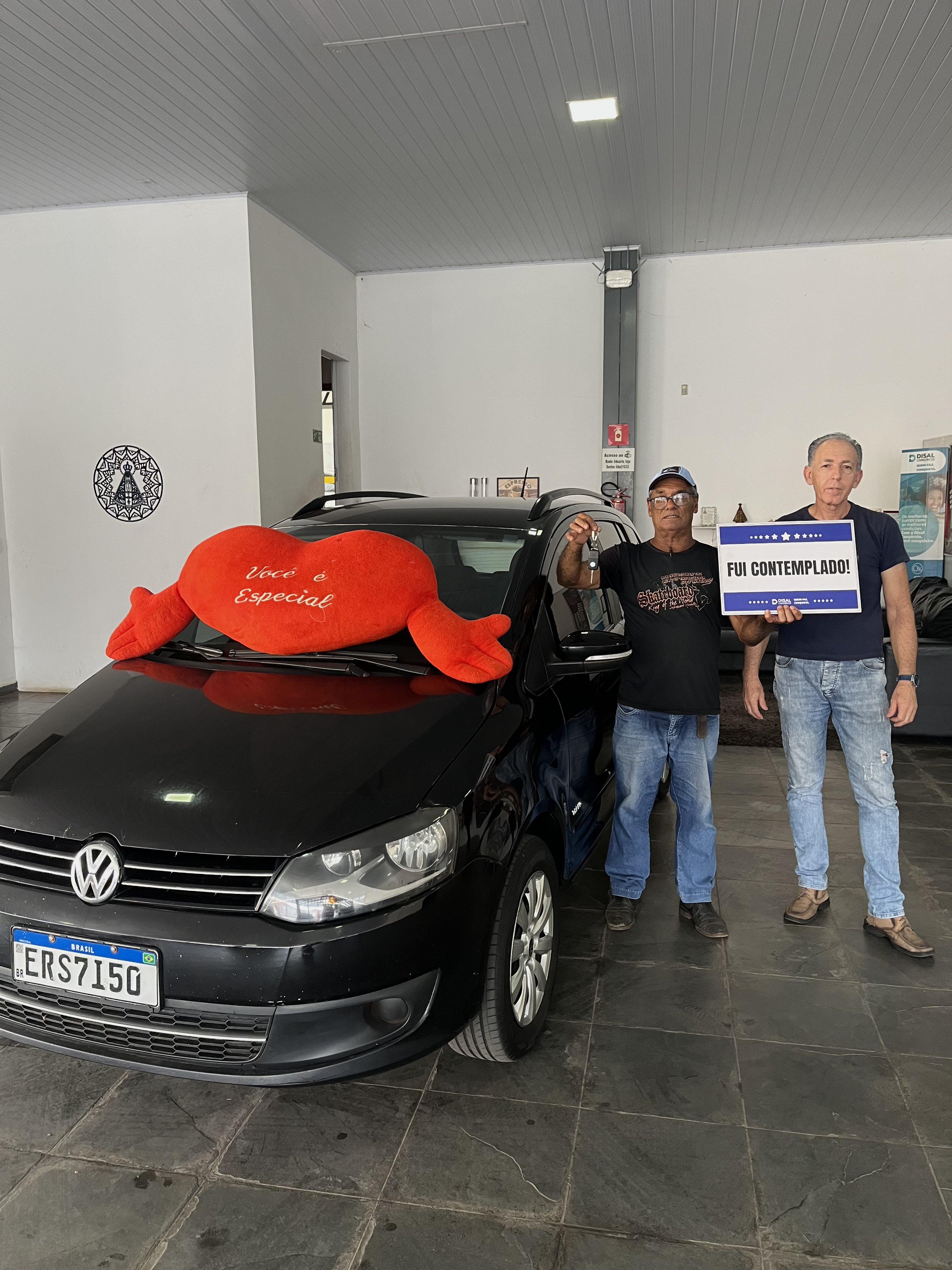 Entrega especial - cliente com VW Fox