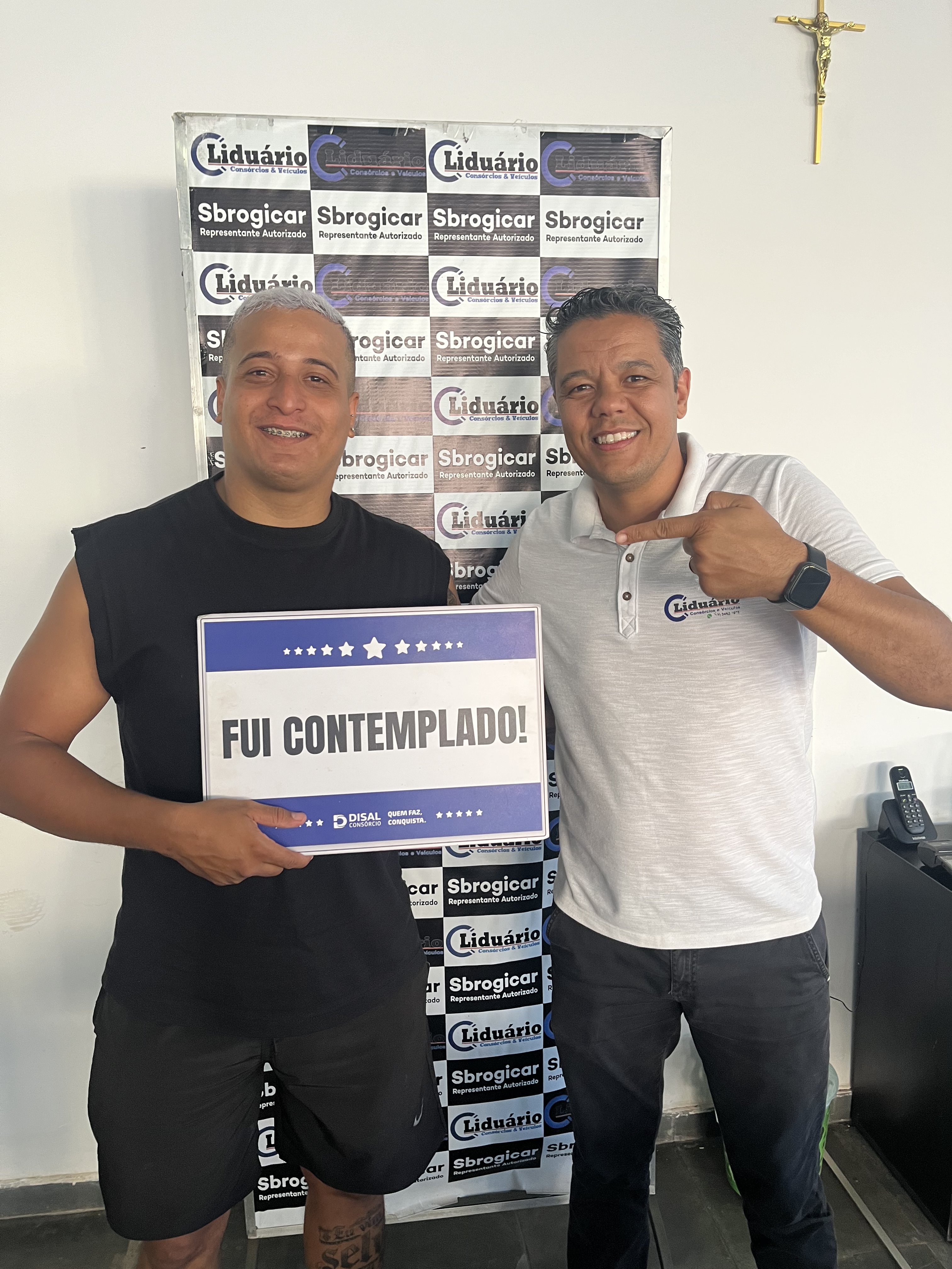 Mais um contemplado feliz na Liduário